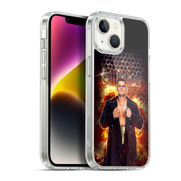 WWE Gunther Portrait Soft Gel Case for Apple iPhone 14