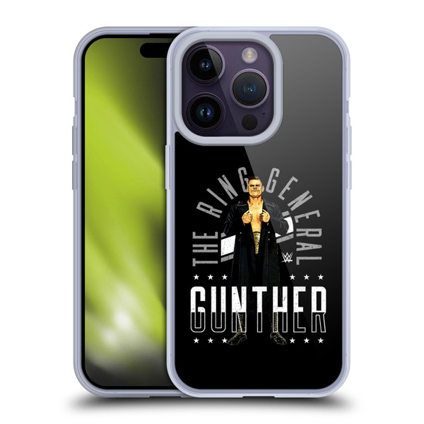 WWE Gunther Ring General Soft Gel Case for Apple iPhone 14 Pro
