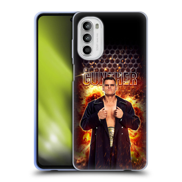 WWE Gunther Portrait Soft Gel Case for Motorola Moto G52