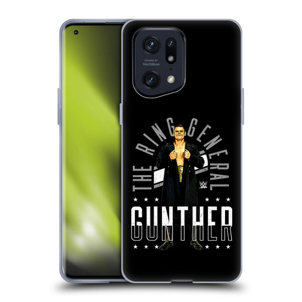 WWE Gunther Ring General Soft Gel Case for OPPO Find X5 Pro