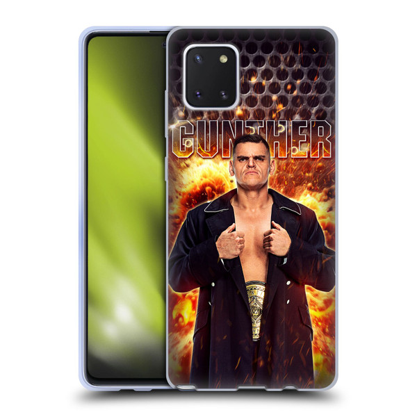 WWE Gunther Portrait Soft Gel Case for Samsung Galaxy Note10 Lite