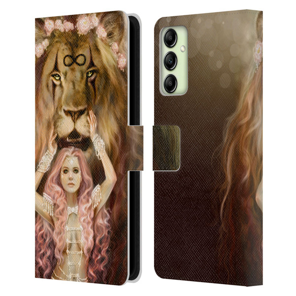 Selina Fenech Fantasy Strength Leather Book Wallet Case Cover For Samsung Galaxy A14 5G