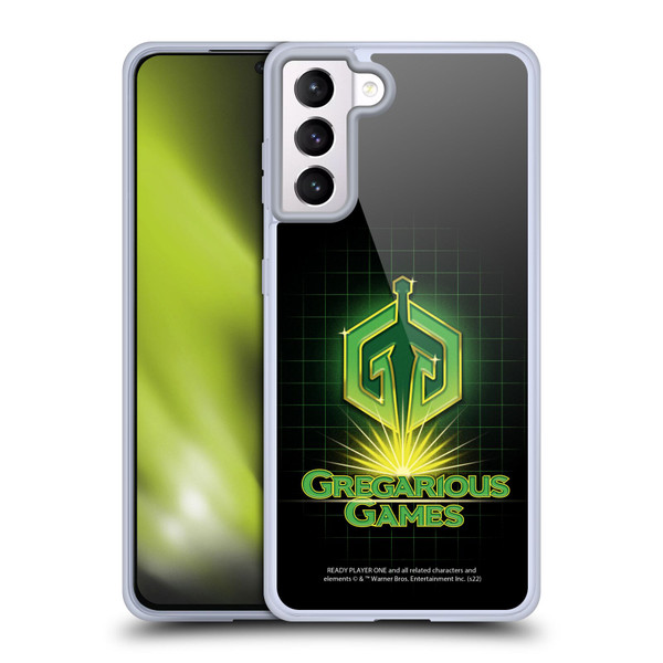Ready Player One Graphics Logo Soft Gel Case for Samsung Galaxy S21+ 5G