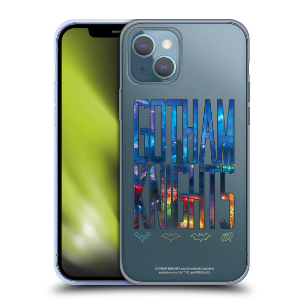 Gotham Knights Character Art Logo Soft Gel Case for Apple iPhone 13