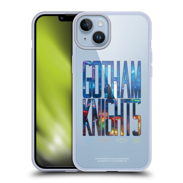 Gotham Knights Character Art Logo Soft Gel Case for Apple iPhone 14 Plus & MagSafe
