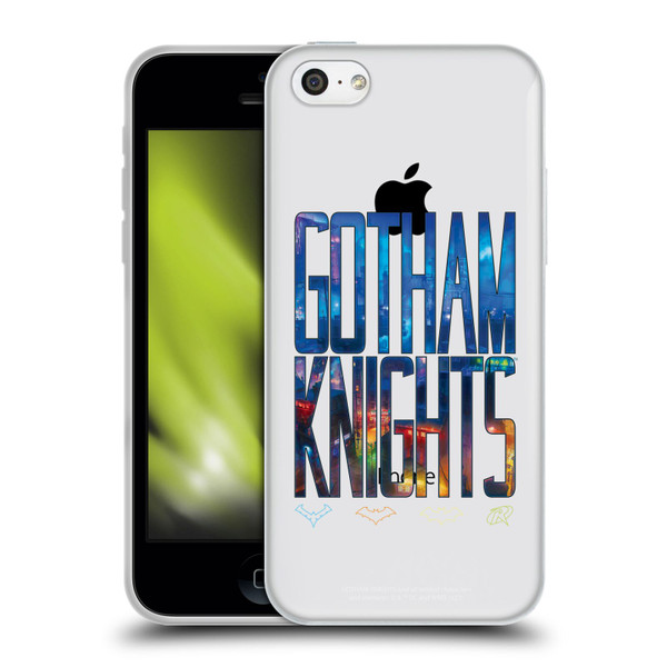 Gotham Knights Character Art Logo Soft Gel Case for Apple iPhone 5c