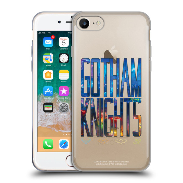 Gotham Knights Character Art Logo Soft Gel Case for Apple iPhone 7 / 8 / SE 2020 & 2022