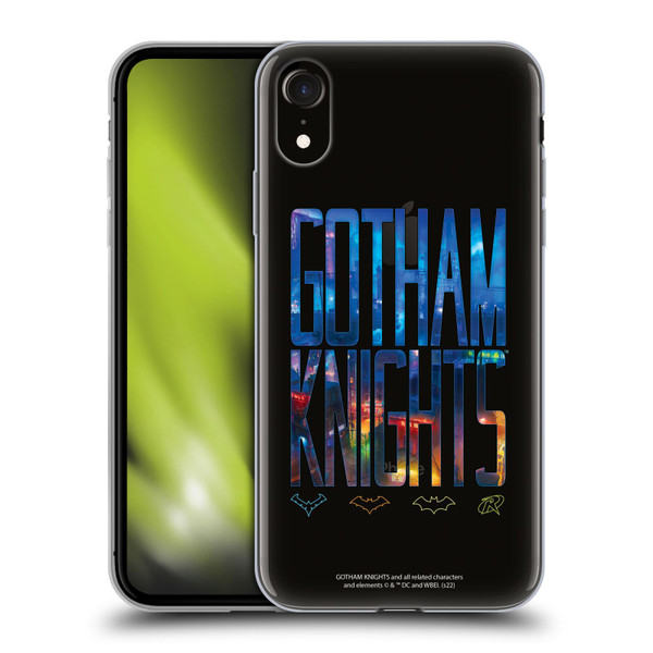 Gotham Knights Character Art Logo Soft Gel Case for Apple iPhone XR
