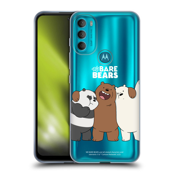 We Bare Bears Character Art Group 1 Soft Gel Case for Motorola Moto G71 5G
