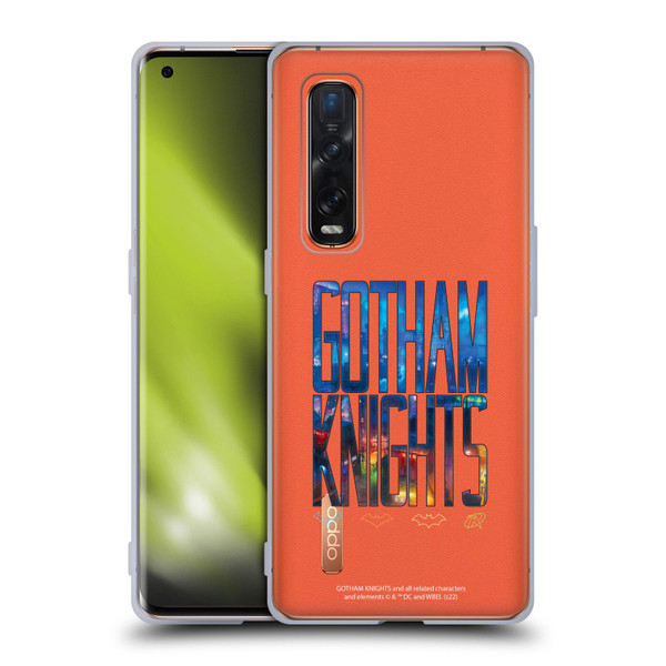Gotham Knights Character Art Logo Soft Gel Case for OPPO Find X2 Pro 5G