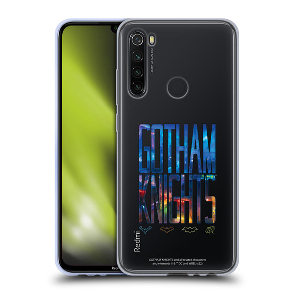 Gotham Knights Character Art Logo Soft Gel Case for Xiaomi Redmi Note 8T