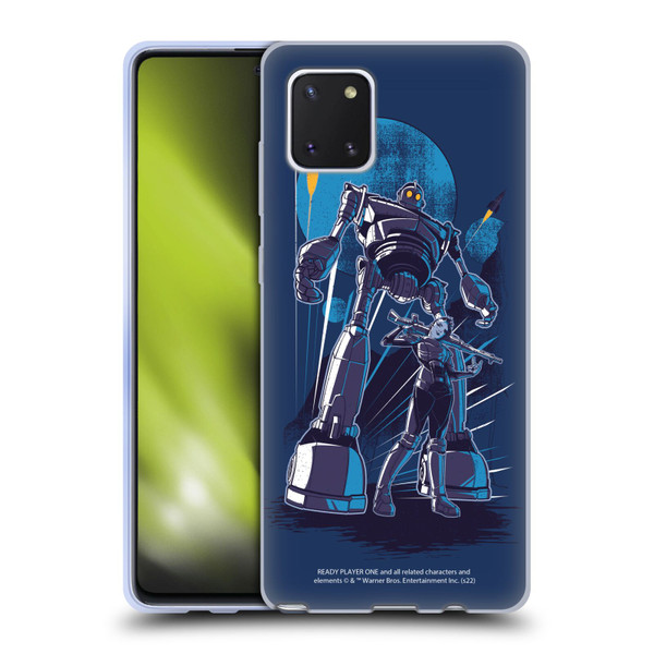 Ready Player One Graphics Iron Giant Soft Gel Case for Samsung Galaxy Note10 Lite