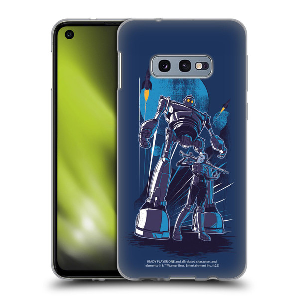 Ready Player One Graphics Iron Giant Soft Gel Case for Samsung Galaxy S10e