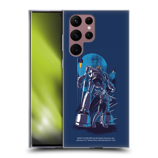 Ready Player One Graphics Iron Giant Soft Gel Case for Samsung Galaxy S22 Ultra 5G