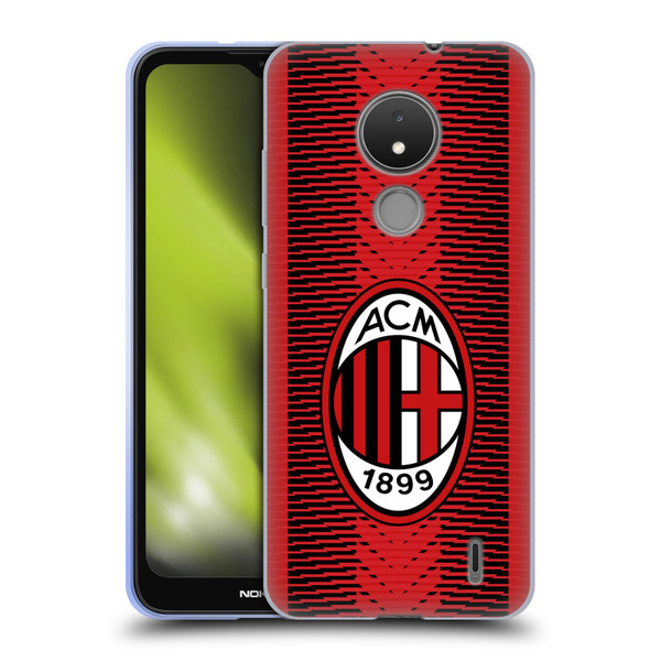 AC Milan 2023/24 Crest Kit Home Soft Gel Case for Nokia C21