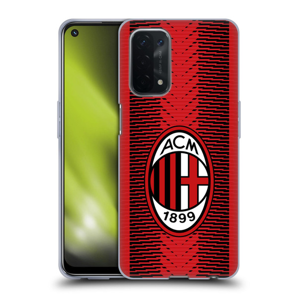 AC Milan 2023/24 Crest Kit Home Soft Gel Case for OPPO A54 5G