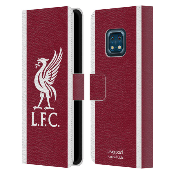 Liverpool Football Club 2023/24 Home Kit Leather Book Wallet Case Cover For Nokia XR20