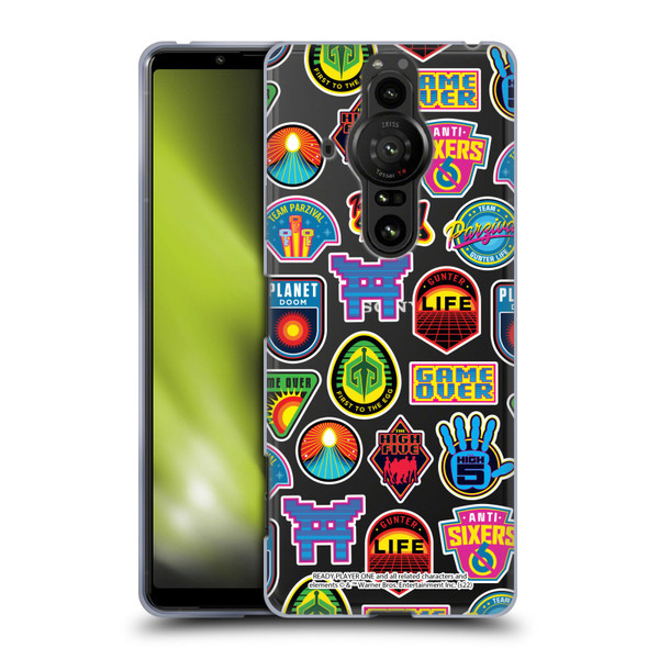 Ready Player One Graphics Collage Soft Gel Case for Sony Xperia Pro-I