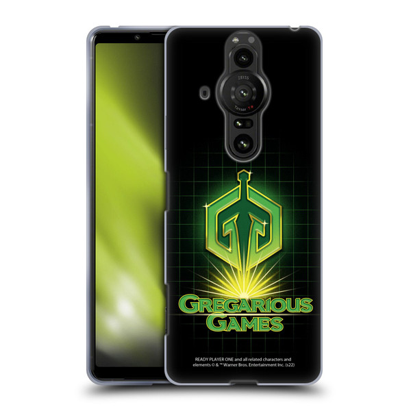 Ready Player One Graphics Logo Soft Gel Case for Sony Xperia Pro-I