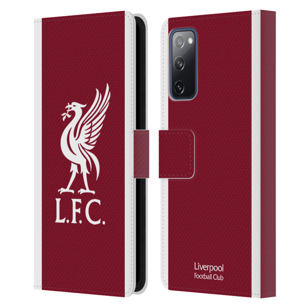 Liverpool Football Club 2023/24 Home Kit Leather Book Wallet Case Cover For Samsung Galaxy S20 FE / 5G