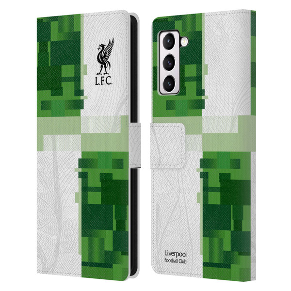 Liverpool Football Club 2023/24 Away Kit Leather Book Wallet Case Cover For Samsung Galaxy S21+ 5G