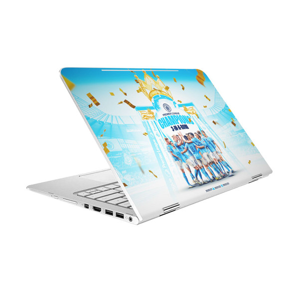 Manchester City Man City FC 2023 Champions Team Poster Vinyl Sticker Skin Decal Cover for HP Spectre Pro X360 G2