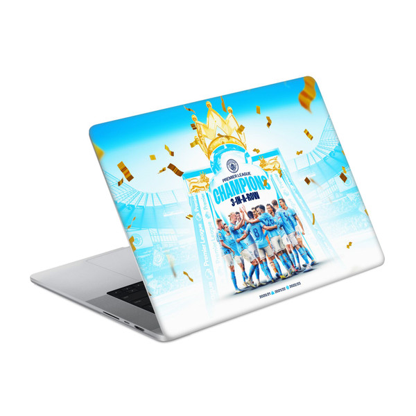 Manchester City Man City FC 2023 Champions Team Poster Vinyl Sticker Skin Decal Cover for Apple MacBook Pro 14" A2442