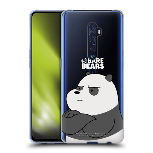 We Bare Bears Character Art Panda Soft Gel Case for OPPO Reno 2