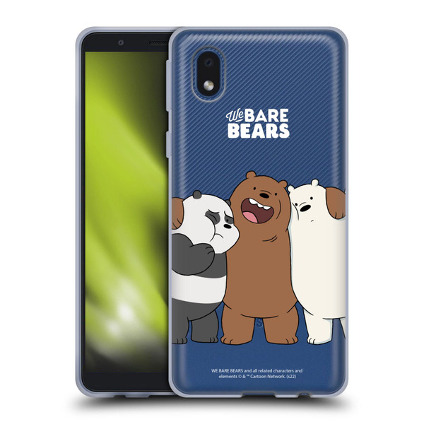 We Bare Bears Character Art Group 1 Soft Gel Case for Samsung Galaxy A01 Core (2020)