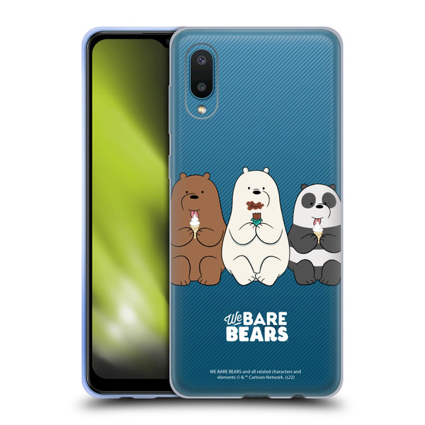 We Bare Bears Character Art Group 2 Soft Gel Case for Samsung Galaxy A02/M02 (2021)