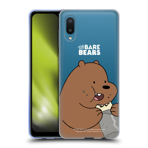 We Bare Bears Character Art Grizzly Soft Gel Case for Samsung Galaxy A02/M02 (2021)