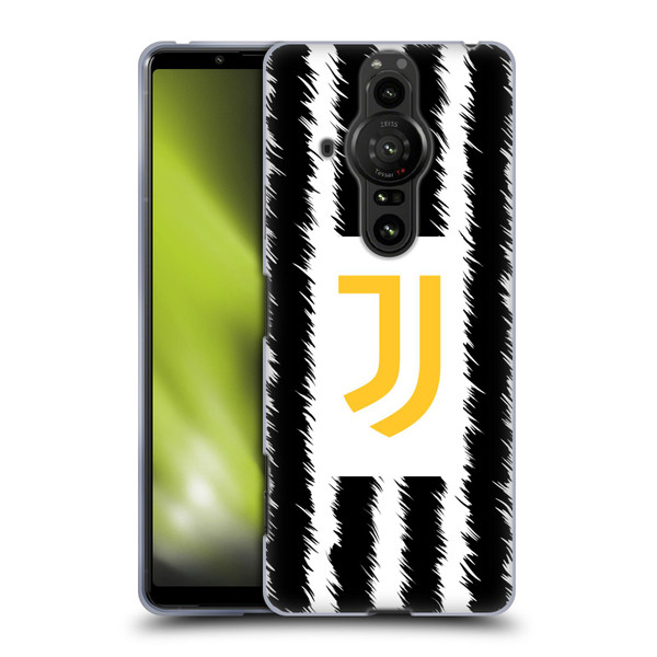 Juventus Football Club 2023/24 Match Kit Home Soft Gel Case for Sony Xperia Pro-I