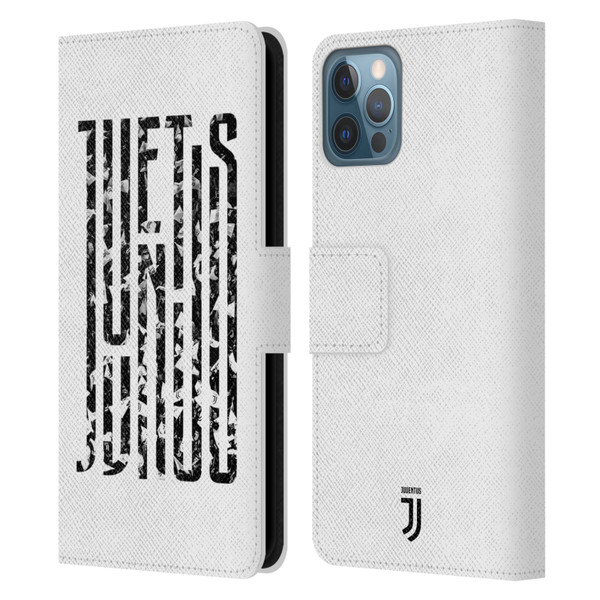 Juventus Football Club Graphic Logo  Fans Leather Book Wallet Case Cover For Apple iPhone 12 / iPhone 12 Pro