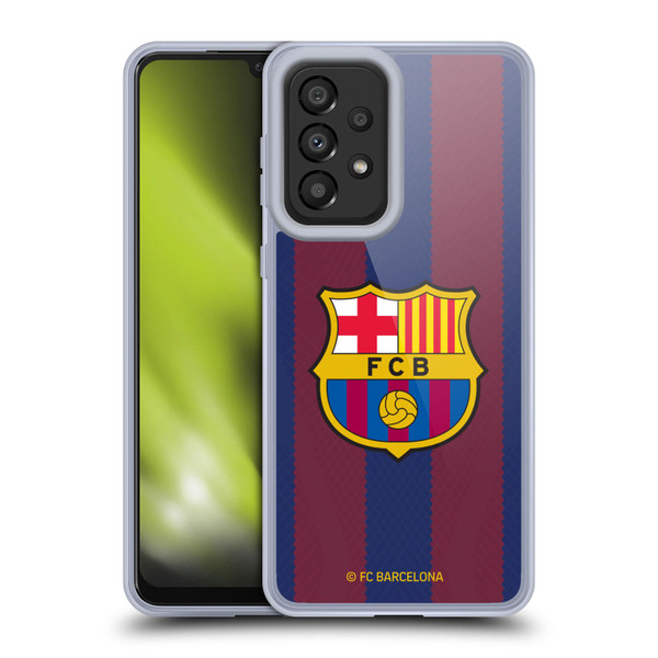 FC Barcelona 2023/24 Crest Kit Home Soft Gel Case for Samsung Galaxy A33 5G (2022)