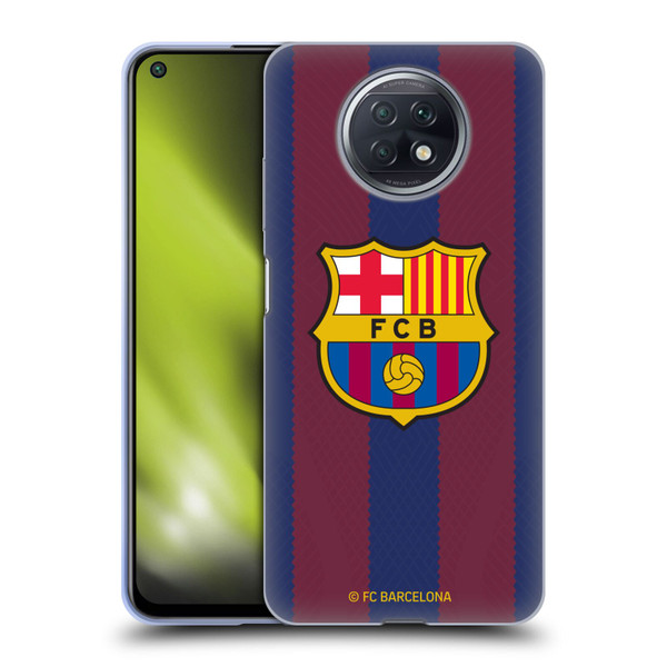 FC Barcelona 2023/24 Crest Kit Home Soft Gel Case for Xiaomi Redmi Note 9T 5G