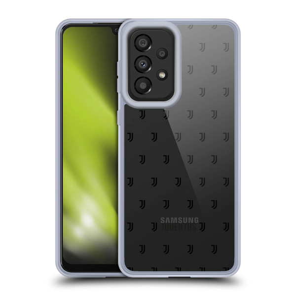 Juventus Football Club Lifestyle 2 Logomark Pattern 2 Soft Gel Case for Samsung Galaxy A33 5G (2022)