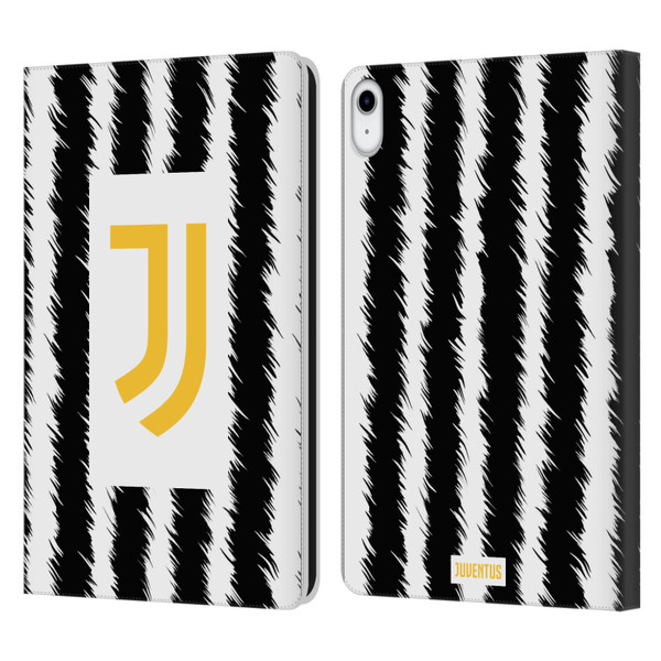 Juventus Football Club 2023/24 Match Kit Home Leather Book Wallet Case Cover For Apple iPad 10.9 (2022)