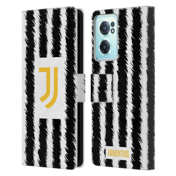 Juventus Football Club 2023/24 Match Kit Home Leather Book Wallet Case Cover For OnePlus Nord CE 2 5G