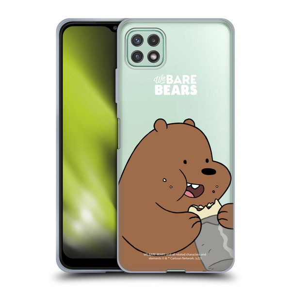 We Bare Bears Character Art Grizzly Soft Gel Case for Samsung Galaxy A22 5G / F42 5G (2021)