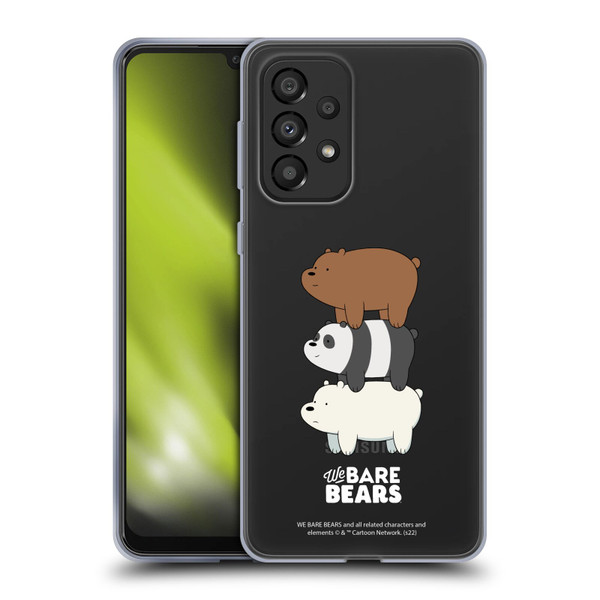We Bare Bears Character Art Group 3 Soft Gel Case for Samsung Galaxy A33 5G (2022)