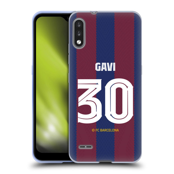 FC Barcelona 2023/24 Players Home Kit Gavi Soft Gel Case for LG K22