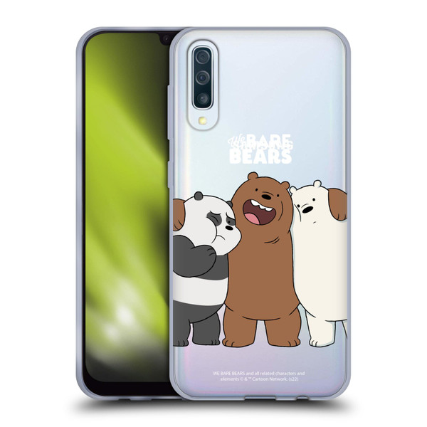 We Bare Bears Character Art Group 1 Soft Gel Case for Samsung Galaxy A50/A30s (2019)