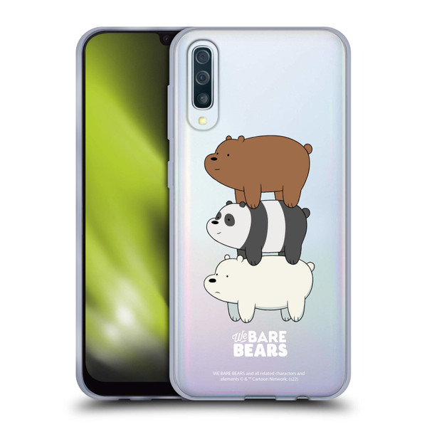 We Bare Bears Character Art Group 3 Soft Gel Case for Samsung Galaxy A50/A30s (2019)