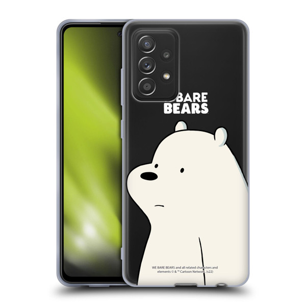 We Bare Bears Character Art Ice Bear Soft Gel Case for Samsung Galaxy A52 / A52s / 5G (2021)