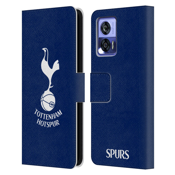 Tottenham Hotspur F.C. Badge Cockerel Leather Book Wallet Case Cover For Motorola Edge 30 Neo 5G