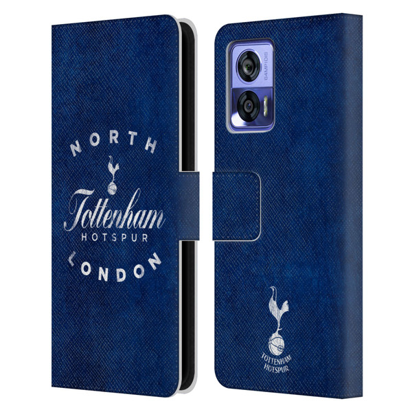 Tottenham Hotspur F.C. Badge North London Leather Book Wallet Case Cover For Motorola Edge 30 Neo 5G