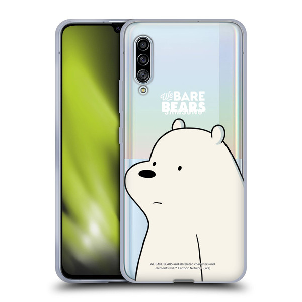 We Bare Bears Character Art Ice Bear Soft Gel Case for Samsung Galaxy A90 5G (2019)
