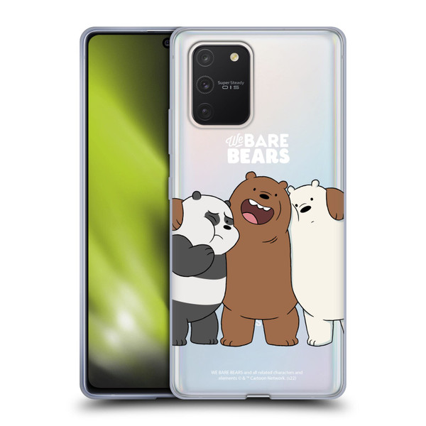We Bare Bears Character Art Group 1 Soft Gel Case for Samsung Galaxy S10 Lite