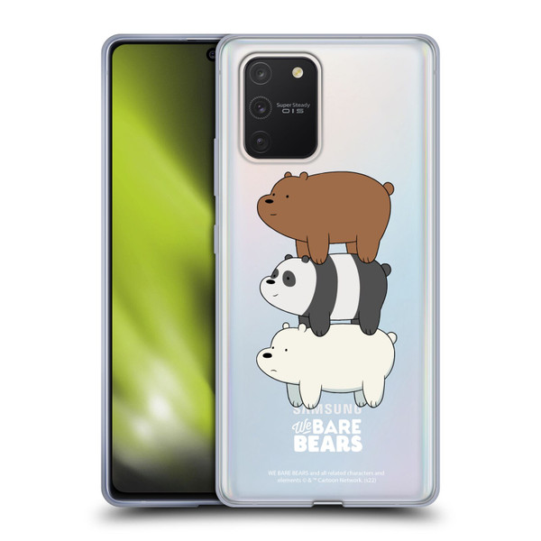 We Bare Bears Character Art Group 3 Soft Gel Case for Samsung Galaxy S10 Lite