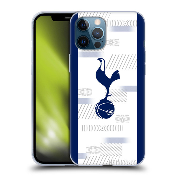 Tottenham Hotspur F.C. 2023/24 Badge Home Kit Soft Gel Case for Apple iPhone 12 Pro Max